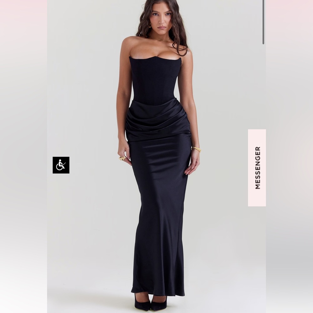 house of cb persephone dress black
